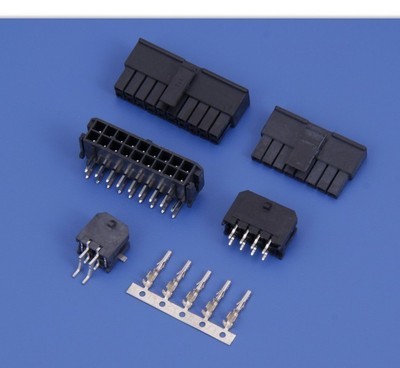 【批发电脑连接器 MX43025/30 MX3.0带鱼叉 小5557公母壳 针座 端】价格,厂家,图片,连接器,东莞市捷仕伟连接器-